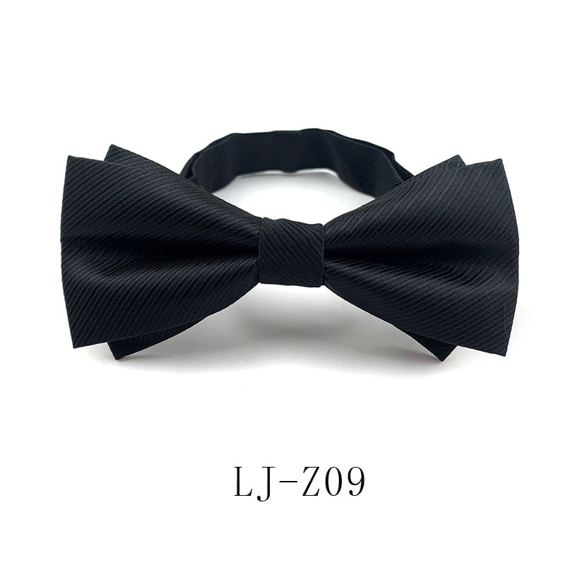 Bow Tie Dress Bow Knot Polyester Silk Yarn Wrinkle Resistant Fabric