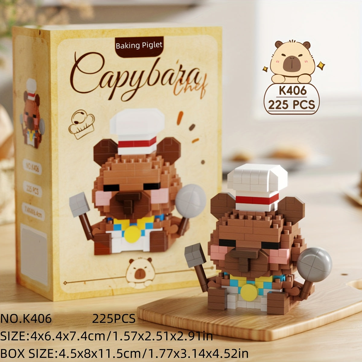 DIY Capybara Series Building Blocks Toy