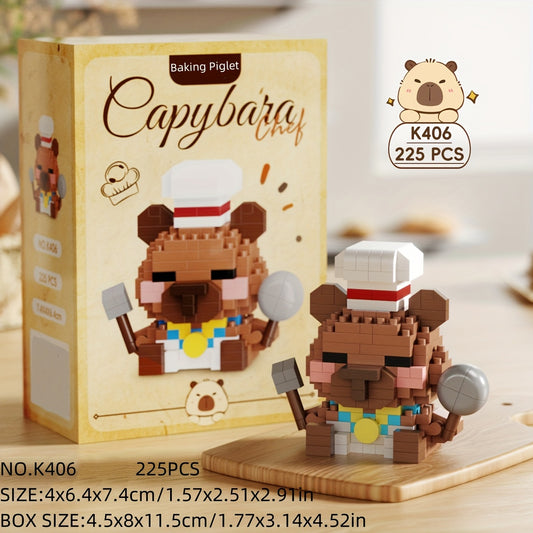 DIY Capybara Series Building Blocks Toy