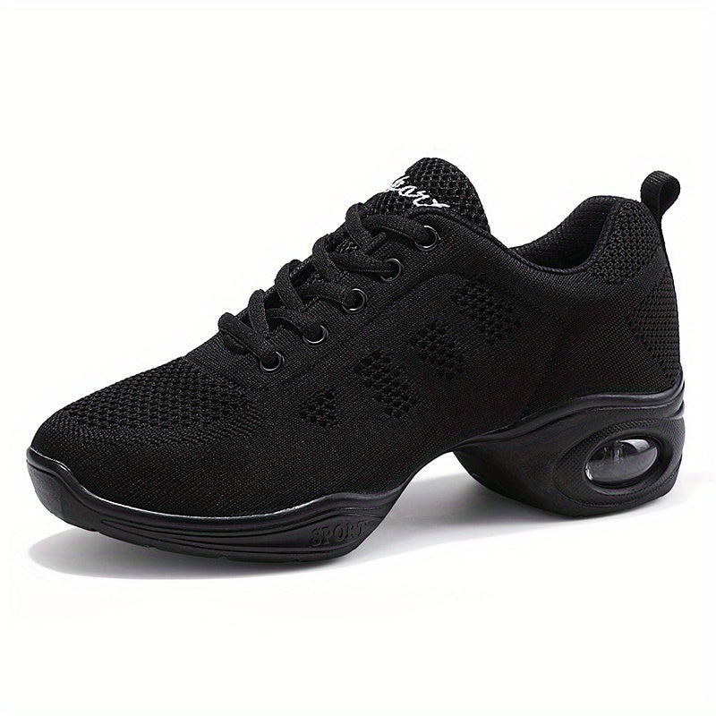 Women's Arch Support Jazz Dance Shoes Lace Up Non-slip Sporty Footwear