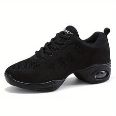 Women's Arch Support Jazz Dance Shoes Lace Up Non-slip Sporty Footwear
