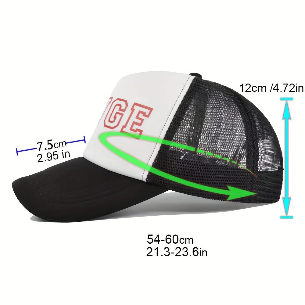 Graffiti Baseball Cap Mesh Sun Visor Couple Hat