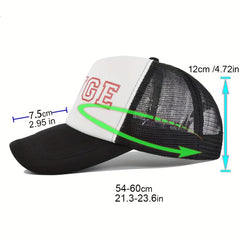 Graffiti Baseball Cap Mesh Sun Visor Couple Hat