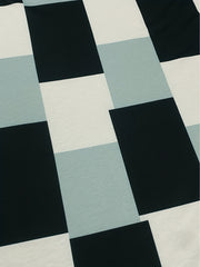 Colorblock Geometric Cardigan