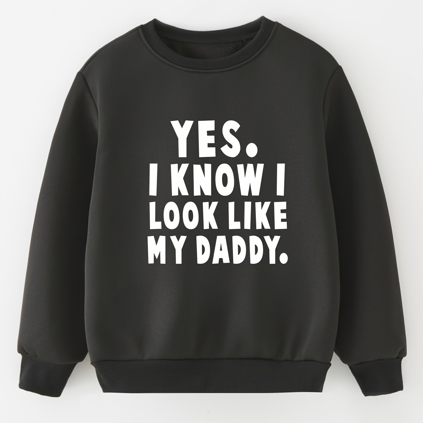 Baby Boys Letter Print Long Sleeve Sweatshirt Tops Kids Clothes