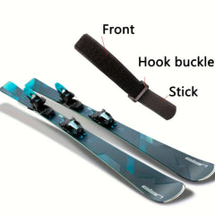 Skiing Pole Binding Straps Durable Fastening Cable Ties Cycling Yoga Mat Straps