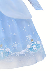 Kids Princess Dress Costume for Little Girls