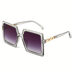 Oversized Square Sunglasses Gradient UV400 Sun Shades