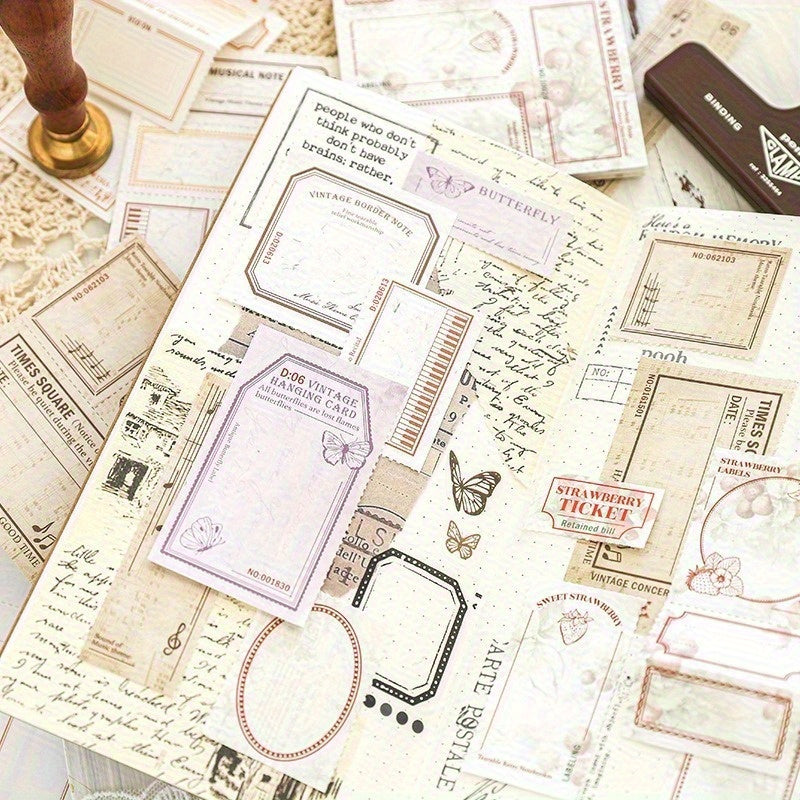 Vintage Tear Off Notepads 30 Pages Each for Journal Writing