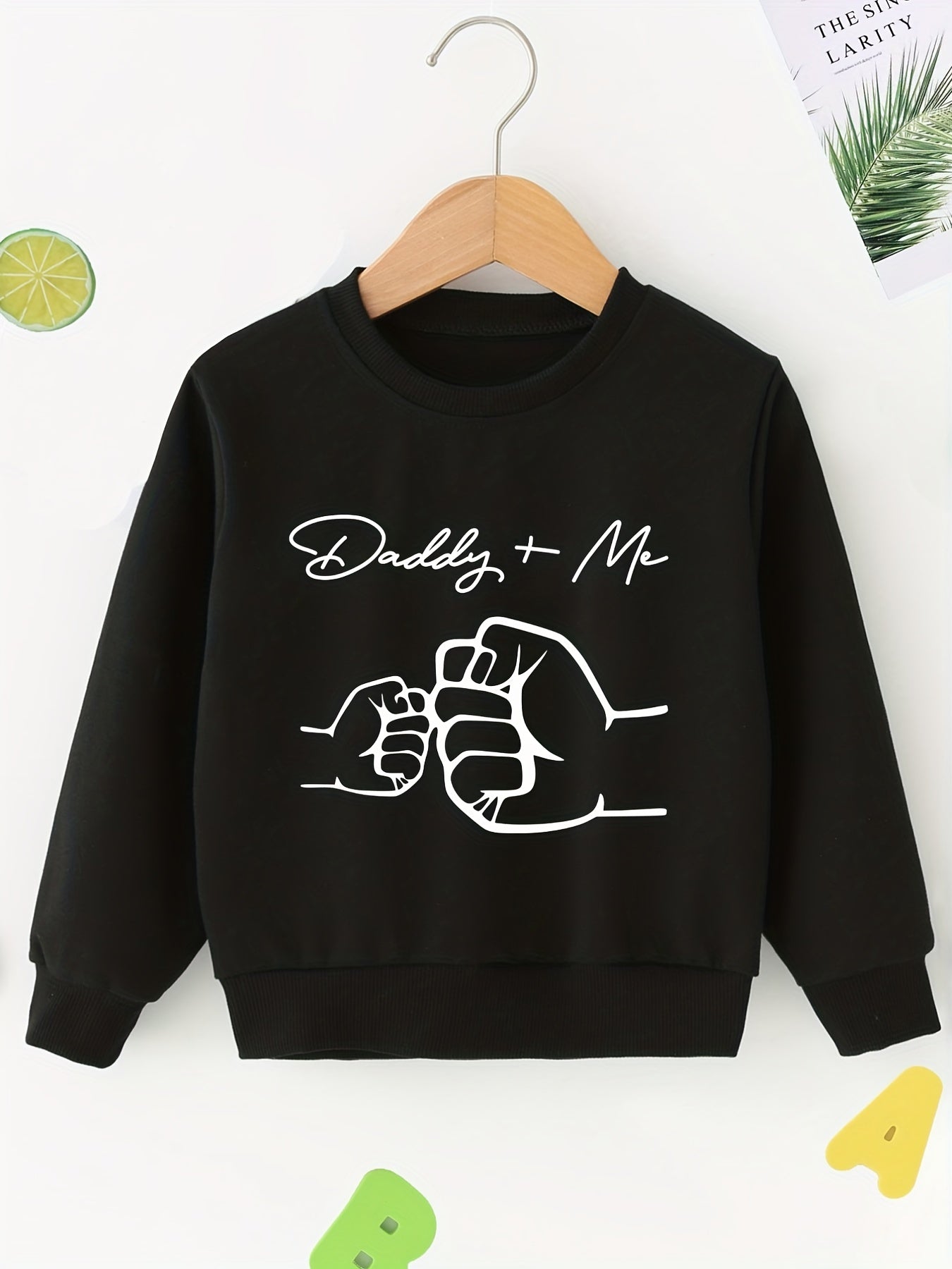 Boys Creative Print Sweatshirt Top Kids Clothes
