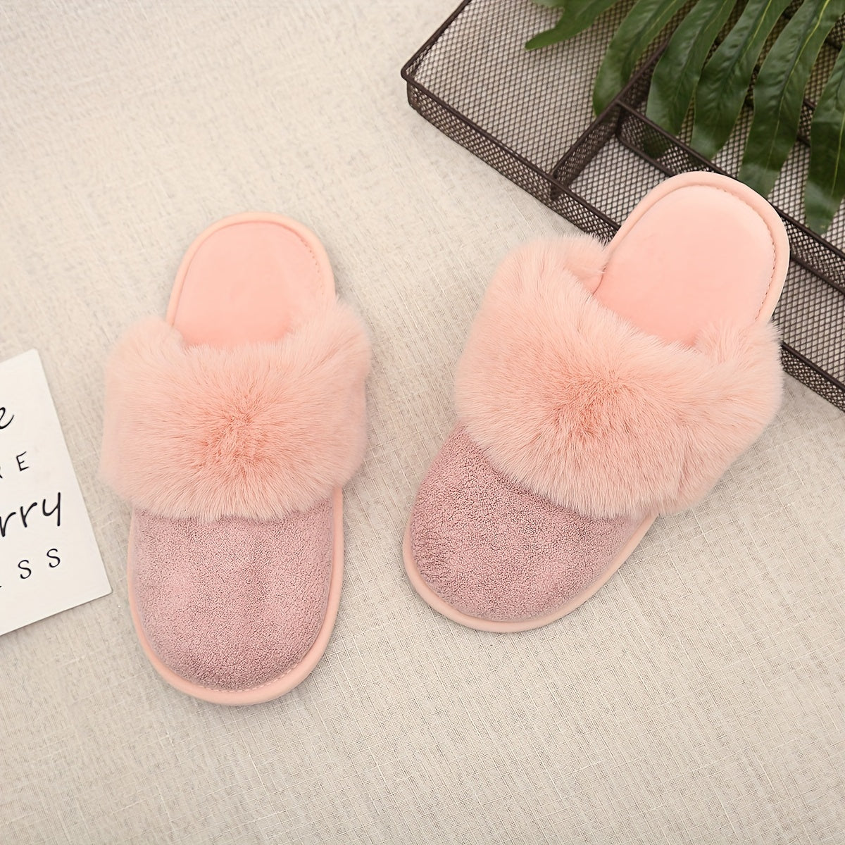 Women's Cozy Fluffy Indoor Slippers