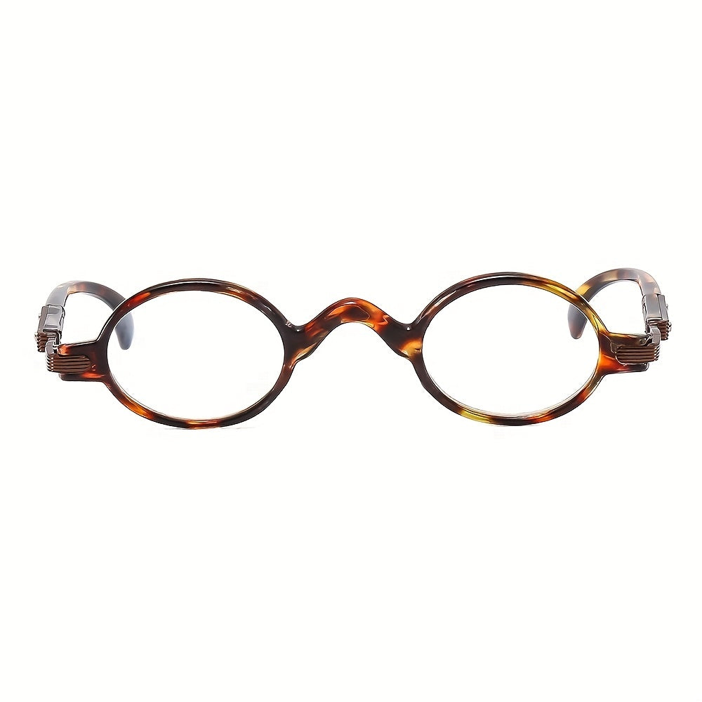 Round Frame Reading Glasses With Magnifying Function