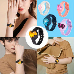 Soft Silicone Airtag Case Strap Style Protective Case