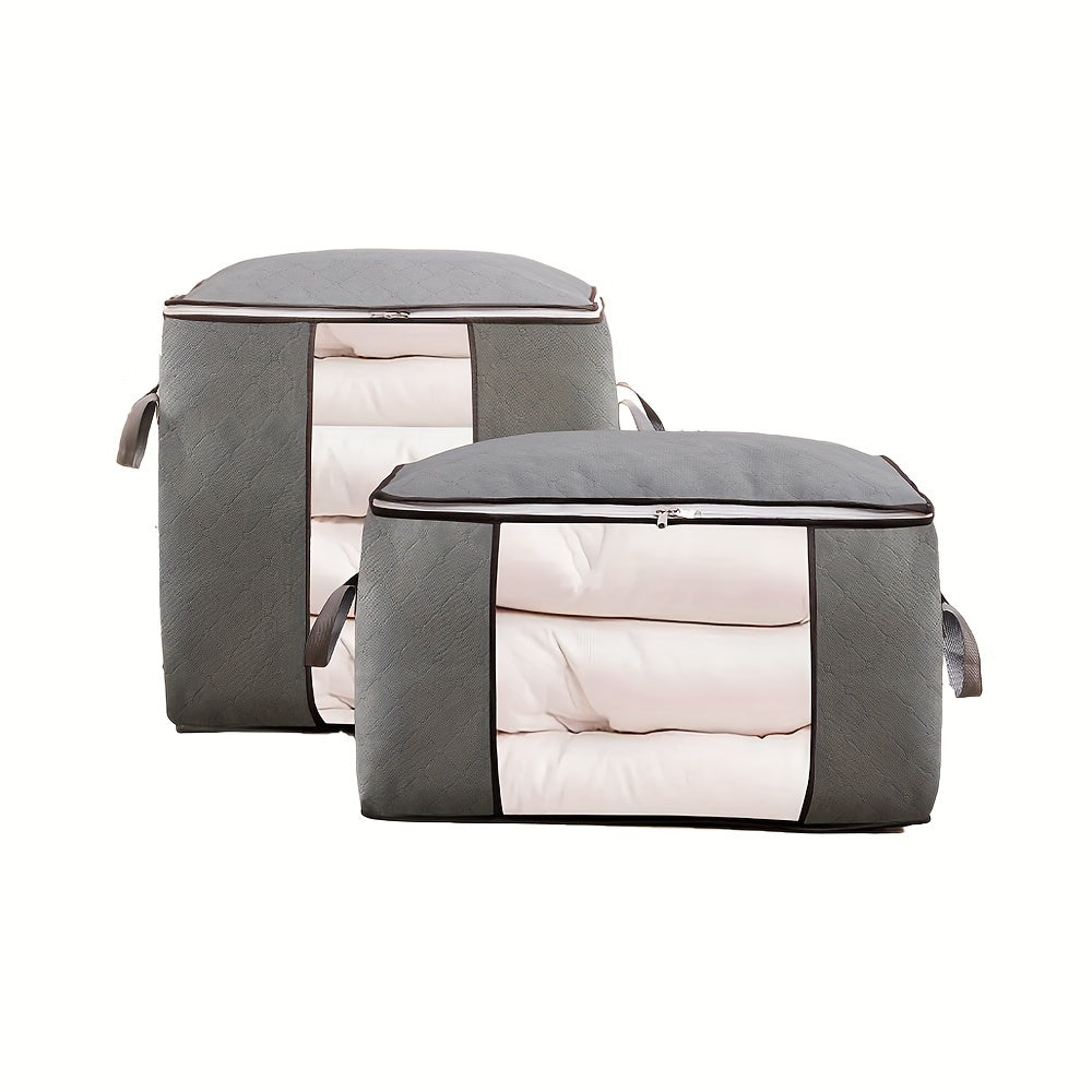 Large Capacity Quilt Clothes Organizer Non Woven Lightweight Storage Bag