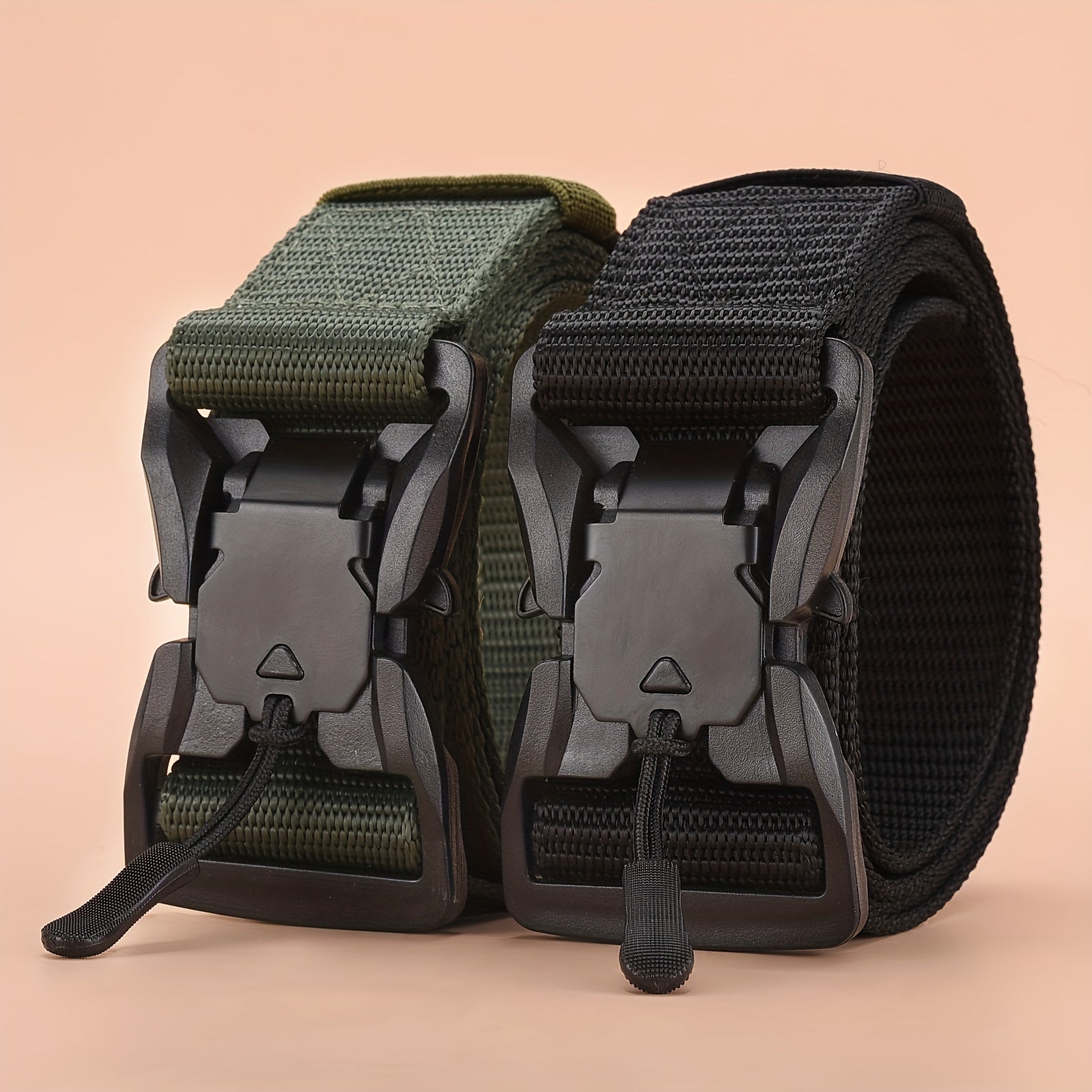 Quick Release Magnetic Buckle Nylon Tactical Belt
