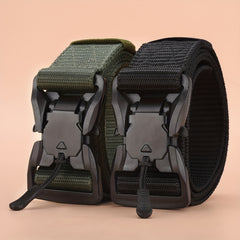 Quick Release Magnetic Buckle Nylon Tactical Belt