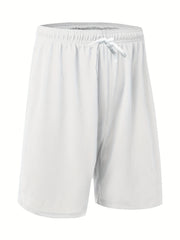 Men's Solid Sport Shorts Quick Dry Moisture Wicking