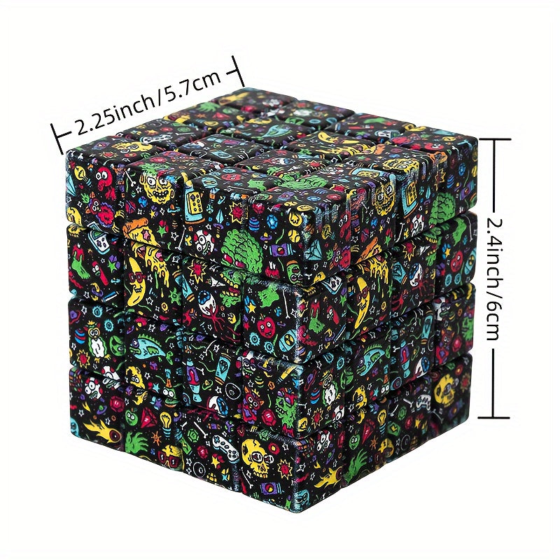 Creative Pattern Square Grinder Spice Crusher Herb Grinder Kitchen Supplies