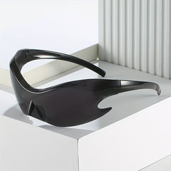 Y2K Holographic Wrap Around Sunglasses UV400