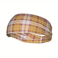 Signature Check Plaid Headband for Sport & Casual Outfits - Thanksgiving