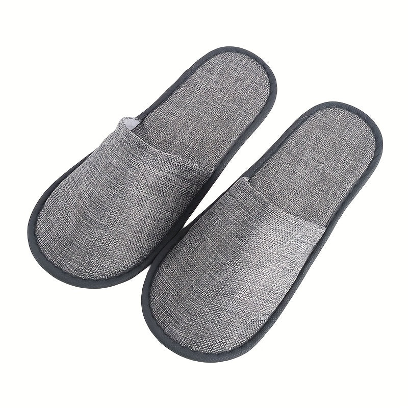 Home Linen Disposable Slippers Closed Toe Easy Pack