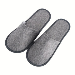 Home Linen Disposable Slippers Closed Toe Easy Pack