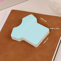 100pc Morandi Sticky Notes - Colorful Office Supplies
