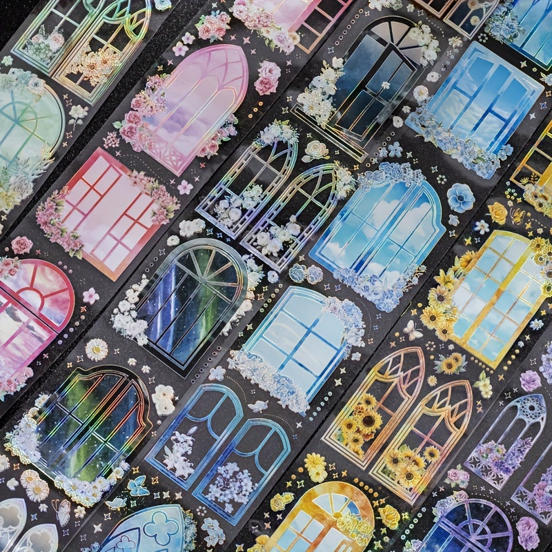 Vintage Dream Window Sticker Decal Waterproof for DIY Scrapbook Journal Notebook