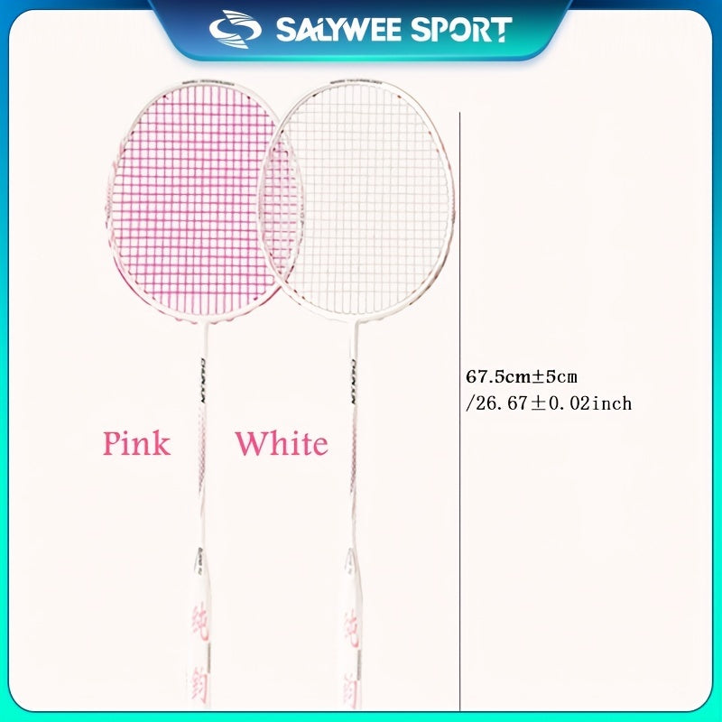 Carbon Fiber Badminton Racket & Bag Set, 9.98-14.51KG, Offensive Player Gift