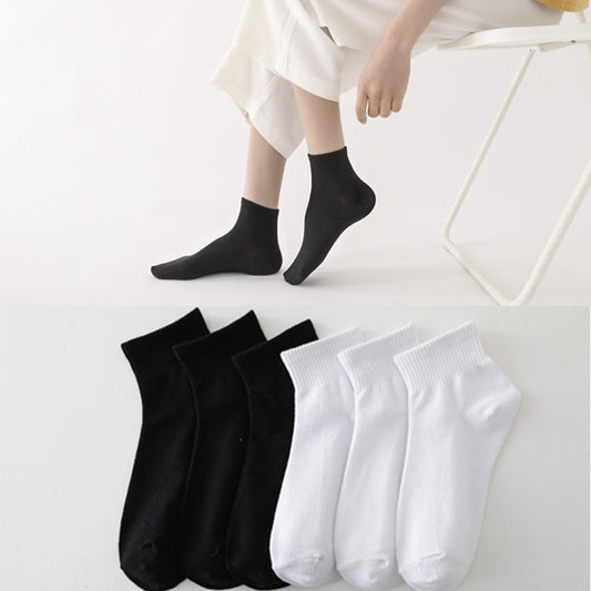 6 Pairs Women's Low Cut Ankle Socks Casual & Comfy Short Socks