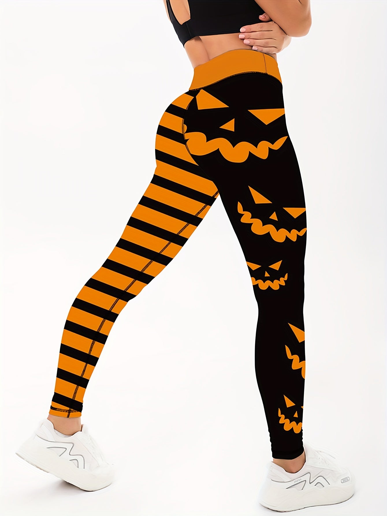 Halloween Printed Yoga Leggings Women's Activewear