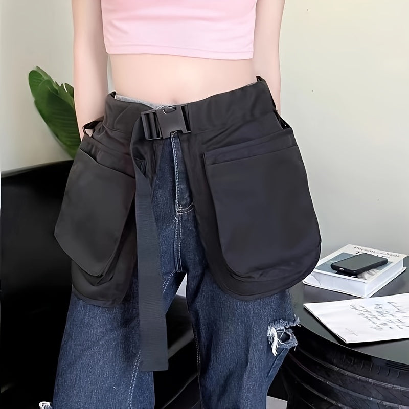 Outdoor Fanny Pack Storage Bag with Zipper Waist Bag