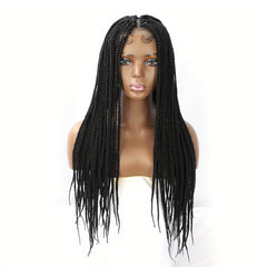 86 36 Cm Lace Knotless Box Braided Wigs For Women