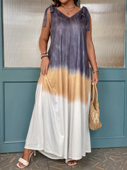 Tie Dye Wide Leg Tank Jumpsuit
