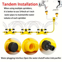 Automatic Rotating Sprinkler 360 Lawn Irrigation Nozzles