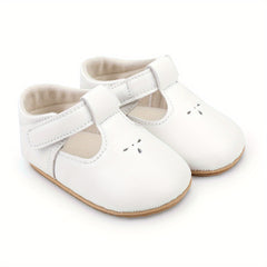 Baby Girls Leather Princess Shoes Soft Crib Prewalker Shoes