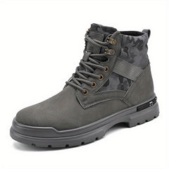Men's Combat Boots Casual Lace up Walking Shoes Army Boots