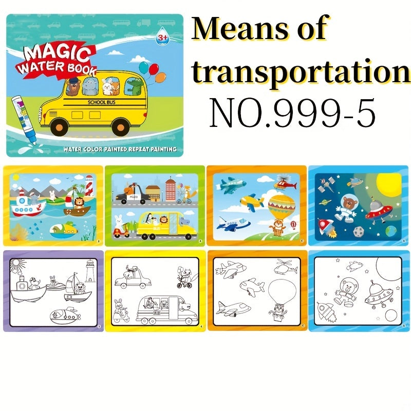 Magic Water Drawing Book for Kids