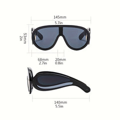 Men's Large Frame Sunglasses UV Protection with Glasses Box