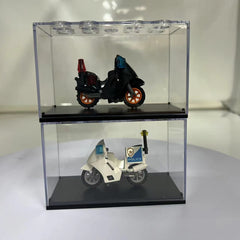 Transparent display box for building block collection
