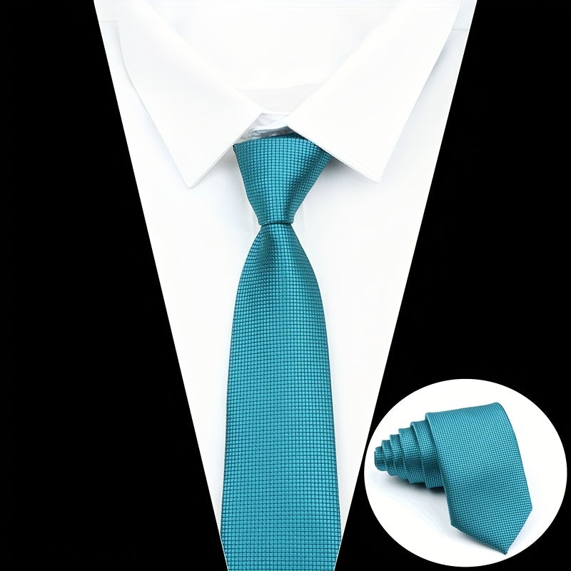 Solid Color Formal Necktie For Men - Party Tie