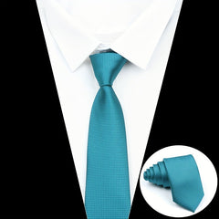 Solid Color Formal Necktie For Men - Party Tie