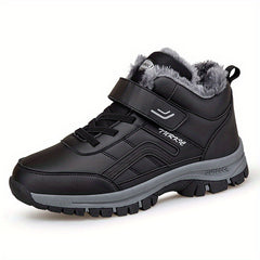 Men's Winter Thermal Hiking Boots with Fuzzy Lining
