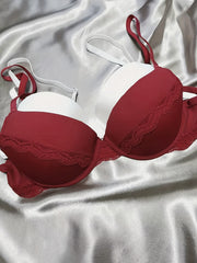 Lace Push Up Bras Set Comfy & Breathable Anti Sagging Underwear