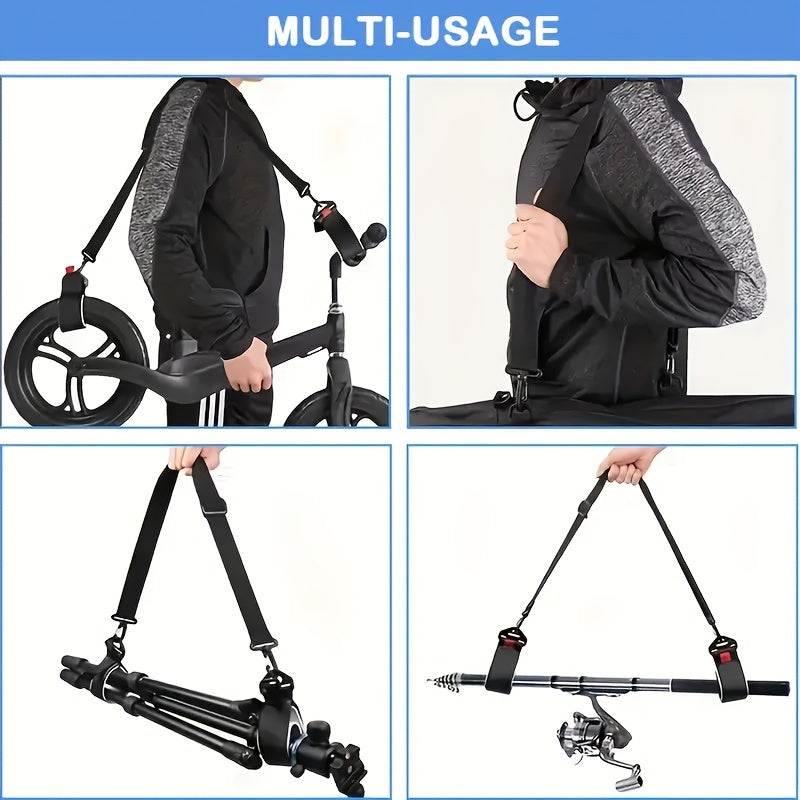 Adjustable Winter Snowboard Strap for Skiing Pole Carry 1pc
