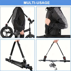 Adjustable Winter Snowboard Strap for Skiing Pole Carry 1pc