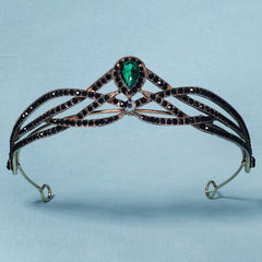 Baroque Crown Headband Crystal Tiara For Women
