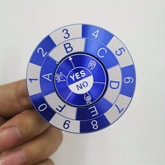 Fortune Spinner Toy Rock Paper Scissors YES NO Lucky Numbers 1 8 Durable Metal