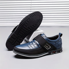 Men's PU Leather Hook And Loop Slip On Shoes Spring Summer