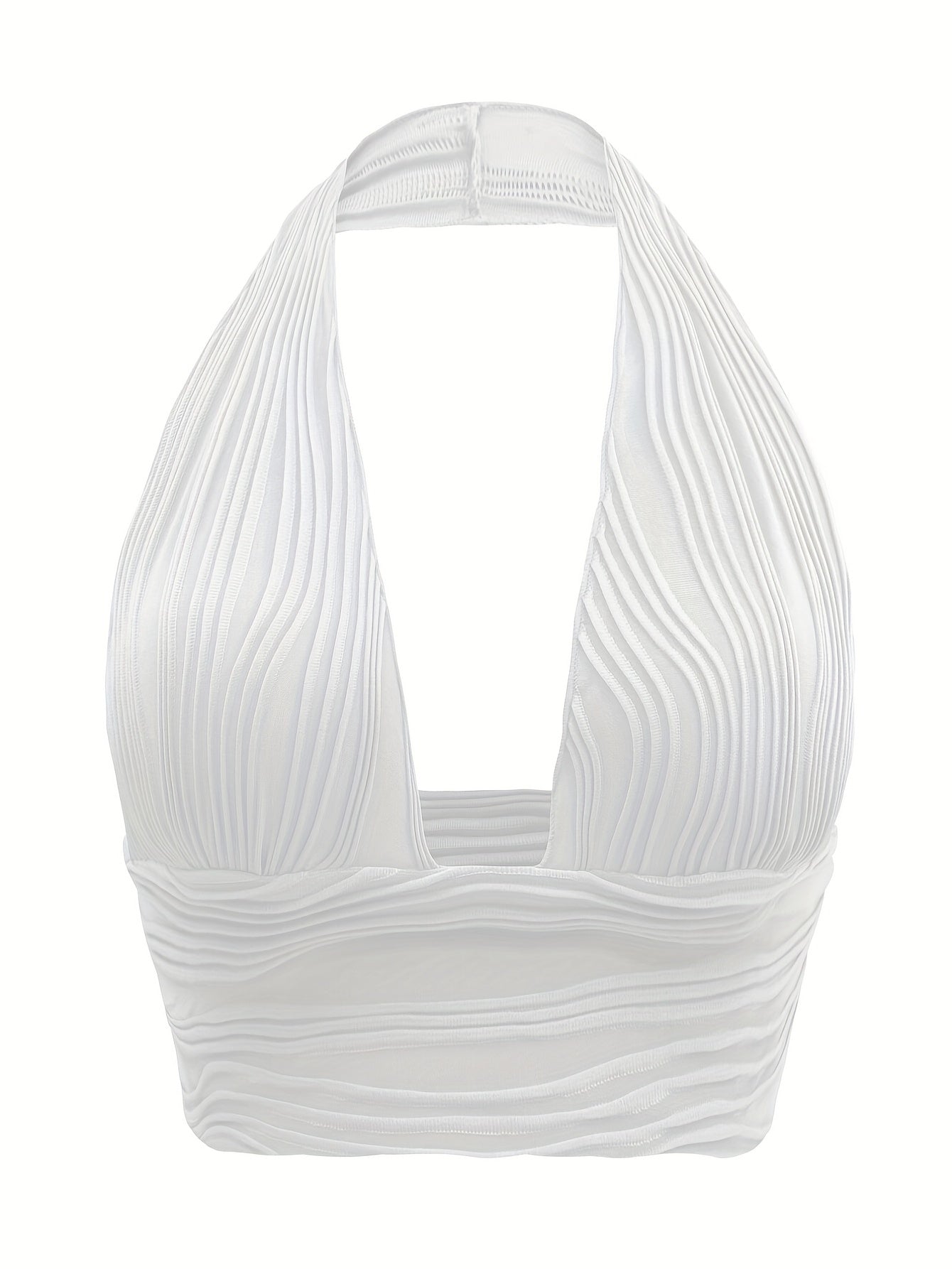 Sexy Plunging Halter Cami Top Women's Lingerie